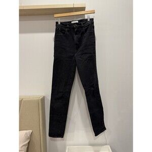 SLVRLAKE Beatnik Hidden Valley High Rise Black Denim Jeans Womens Size 27